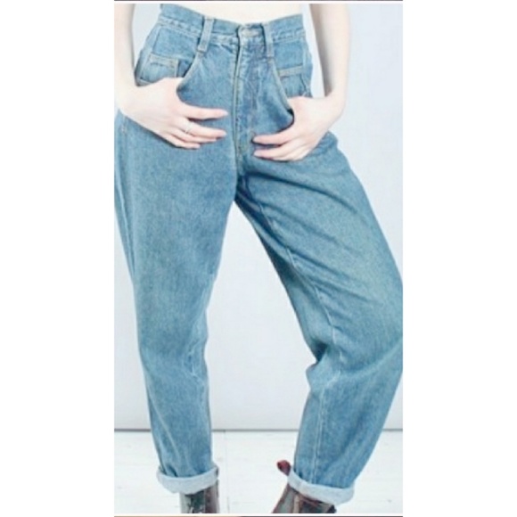 Esprit Denim - Esprit- Vintage Pleated High Waisted Mom Jeans